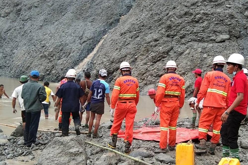 HOROR U MJANMARU: Klizište u rudniku žada odnelo najmanje 113 života! Povređeno 54 ljudi