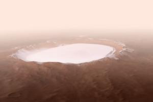 DA LI JE OVO DOKAZ DA ĆEMO MOĆI DA ŽIVIMO NA MARSU: Moćan snimak kratera punog leda, evo šta se krije iza njegovog imena