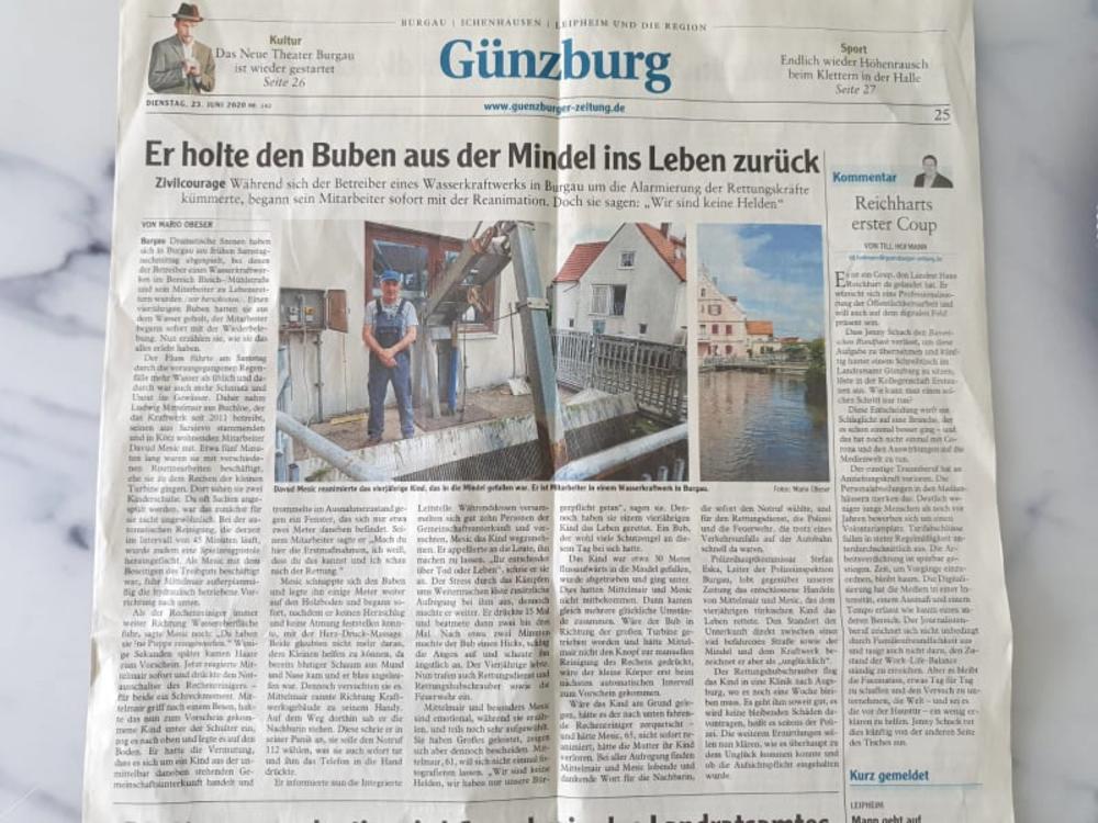 nemačke novine pisale o heroju