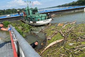 DEPONIJA REČNOG OTPADA: Apatinski ronioci uklonili smeće iz Dunava (FOTO)