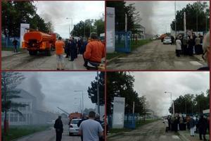 VELIKI POŽAR U NOVOM SADU: Dvoje mrtvih, vatra buknula u fabrici u industrijskoj zoni Sever, stihiju gasi 25 vatrogasaca