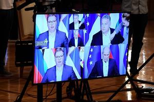 PREDSEDNIK NA VIDEO SAMITU EVROPA BEZ CENZURE: Vučić razgovarao s premijerima Mađarske i Slovenije