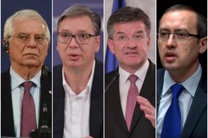 DANAS NASTAVAK DIJALOGA BEOGRADA I PRIŠTINE: Na video konferenciji Vučić i Hoti