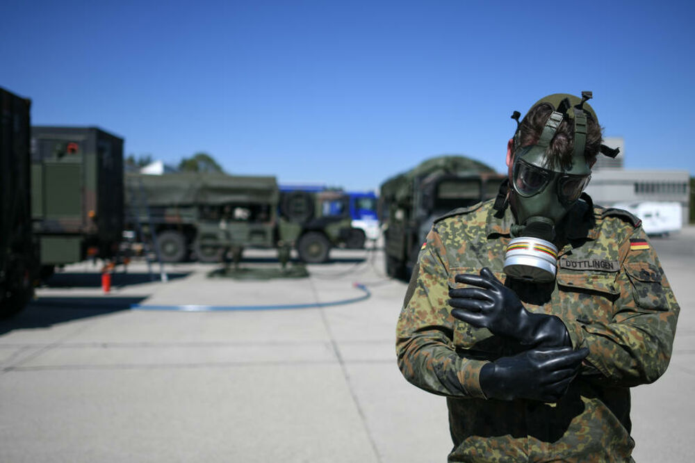 nemačka vojska, gas maska