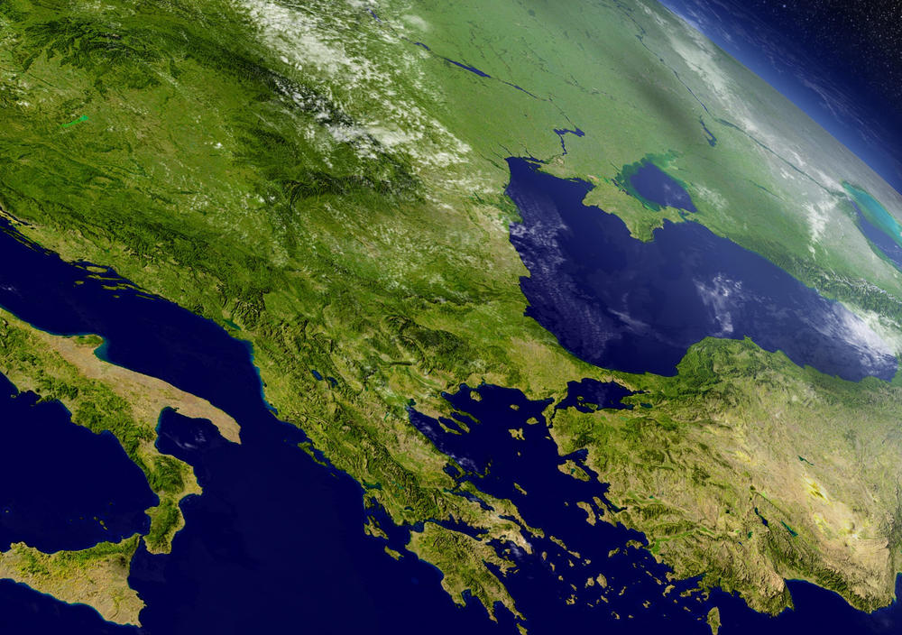 Balkan, mapa, mapa Balkana