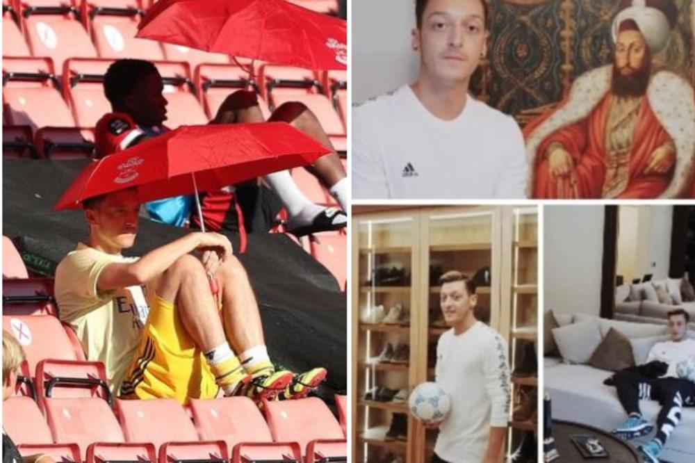 NA ZIDOVIMA SLIKE SULTANA! Soba samo za PES, nameštaj iz Turske: Mesut Ozil uživa u LUKSUZU a Arsenal želi da ga se reši