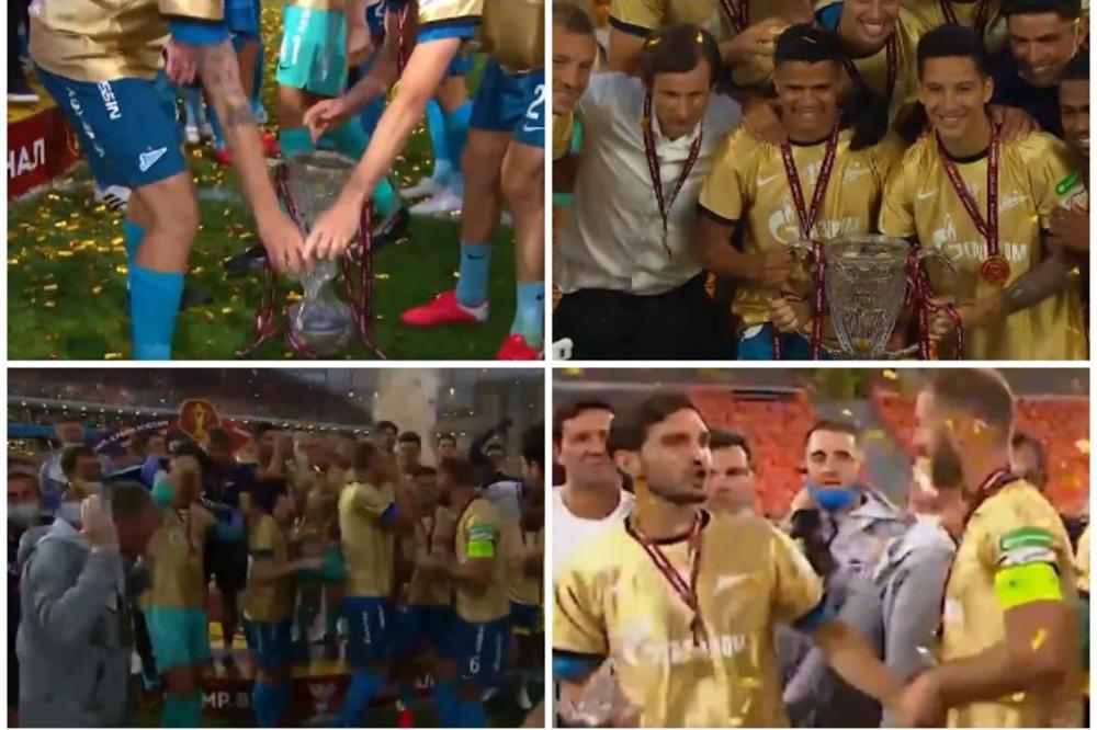 NEVEROVATNA SCENA U RUSIJI! Bane Ivanović ISPUSTIO pehar Kupa na proslavi i POLOMIO GA! VIDEO