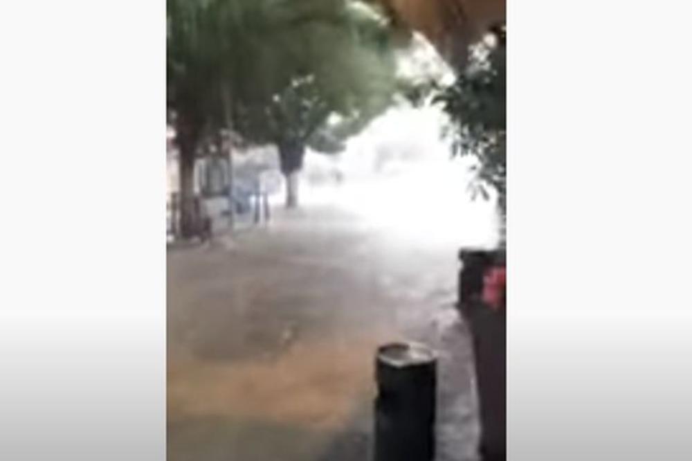 LILO KAO IZ KABLA: Nevreme pogodilo Strumicu, ulice poplavljene! Komunalne služe intervenisale na kritičnim mestima