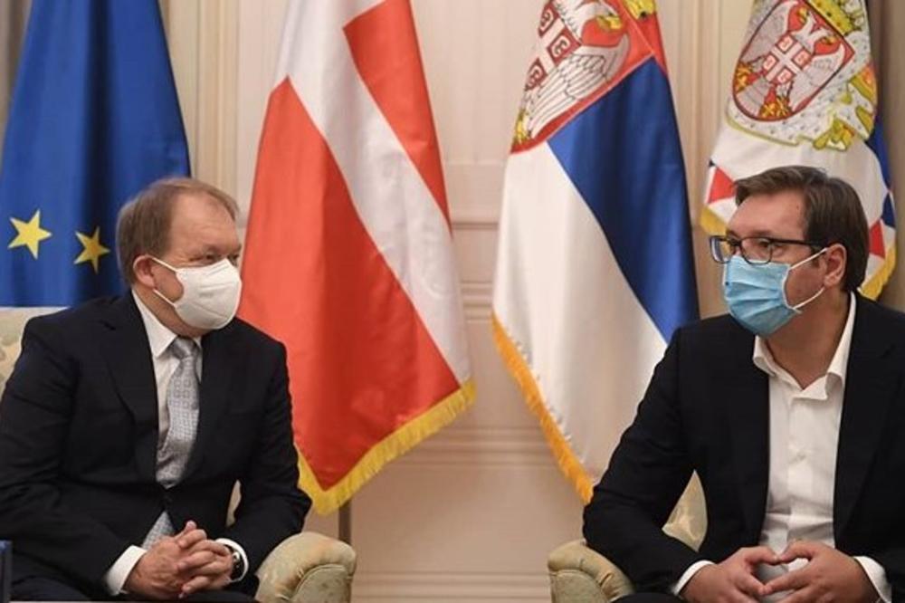 OPROŠTAJNA POSETA: Vučić razgovarao sa ambasadorom Danske