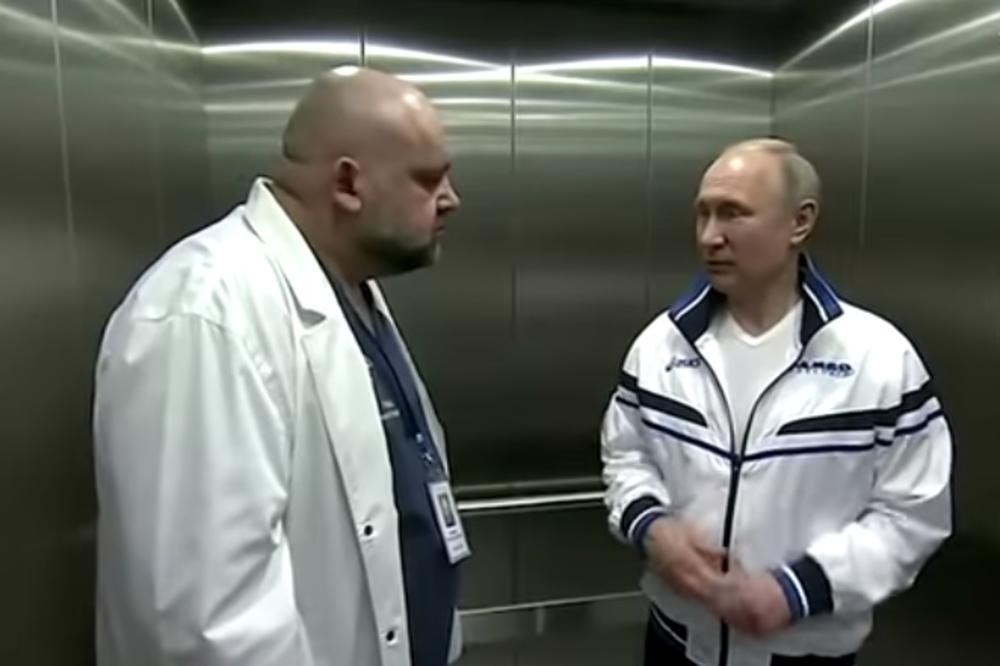 PUTIN U KORONA KONTROLI: Evo kako je reagovalo osoblje bolnice u Moksvi na pojavu ruskog predsednika (VIDEO)