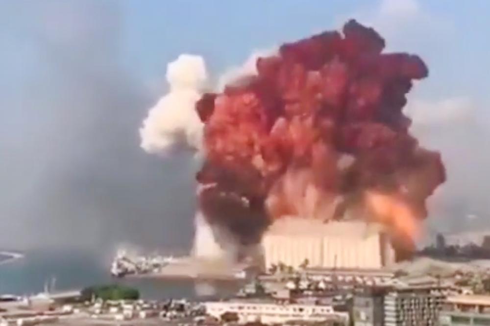 ISPRAVKA! Montaža: Snimci  “projektila koji razara Bejrut” nisu autentični!