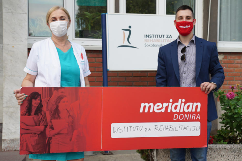 MERIDIAN I DALJE SNAŽNO UZ LEKARE: Velika donacija Institutu za rehabilitaciju u Beogradu