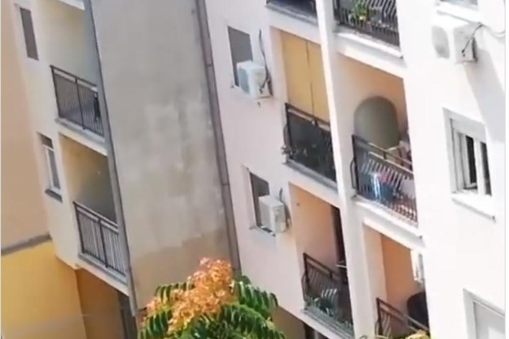 UŽAS U NOVOM SADU: Muškarac skočio sa zgrade! (UZNEMIRUJUĆI VIDEO)