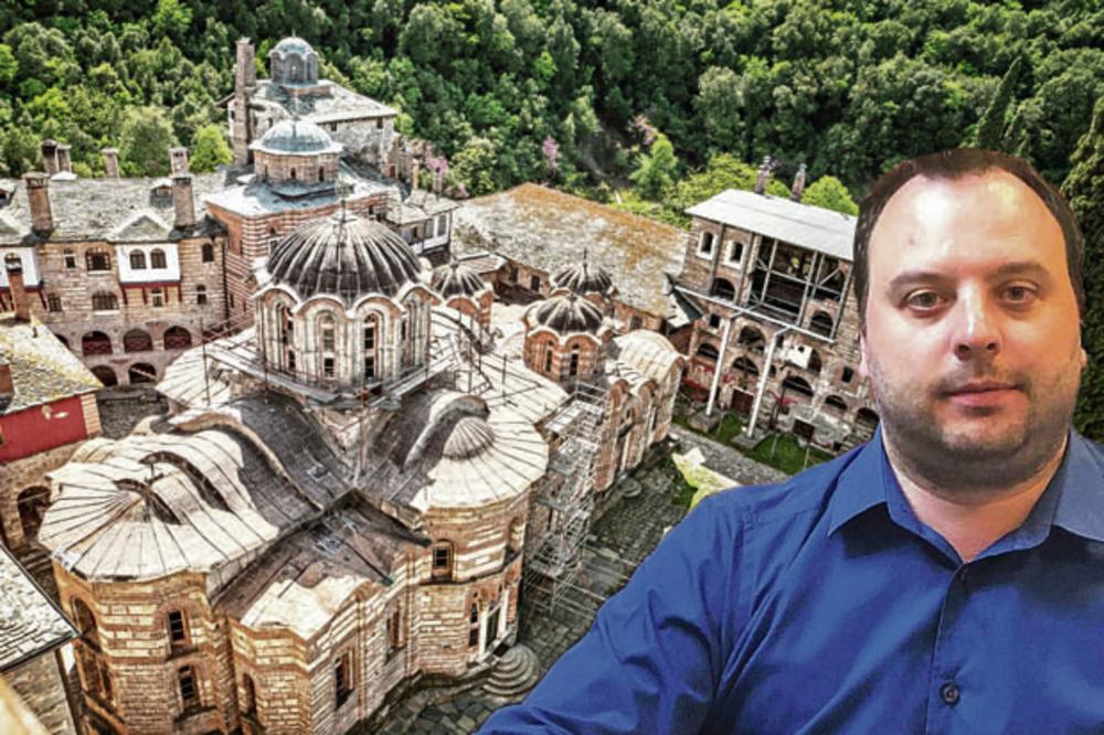 TEOLOG MILOŠ STOJKOVIĆ: Zahvaljujući Vučiću završavamo najveću obnovu manastira Hilandar u istoriji