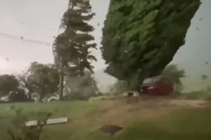 STRAVIČNO NEVREME U ITALIJI: Drvo palo na šator petočlane porodice! Poplavljene ulice i kuće, vetar nosio krovove VIDEO