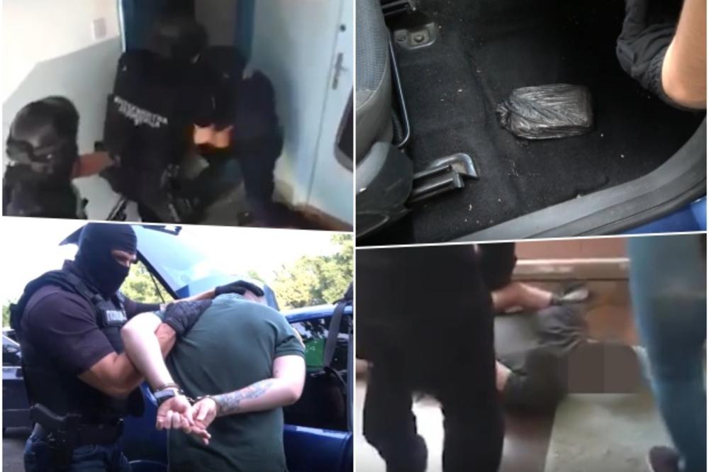 POGLEDAJTE VELIKU POLICIJSKU AKCIJU U BEOGRADU: 3 uhapšena, policajci upadali u stanove, evo šta su sve našli (VIDEO)