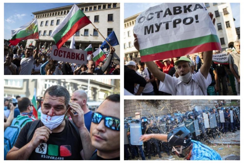 SUKOBI ISPRED BUGARSKOG PARLAMENTA: Na protestima u Sofiji povređeno 20 policajaca (FOTO)