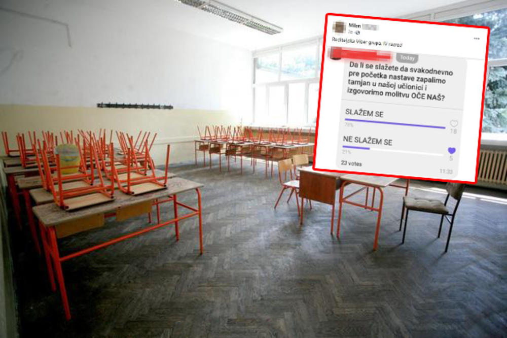 PREPISKA IZ RODITELJSKE VAJBER GRUPE ZAPALILA FB: NS učiteljica tamjanom htela da kadi učionicu?! PODELILA SRBIJU