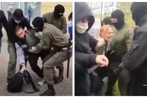 NEMA MIRA U MINSKU: Maskirani bezbednjaci odvlače demonstrante sa ulica u kombije! (VIDEO)