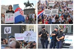 PROTEST PROTIV KORONA MERA U ZAGREBU: Na Festival slobode stigli autobusima iz cele Hrvatske! Svi bez maske (VIDEO)