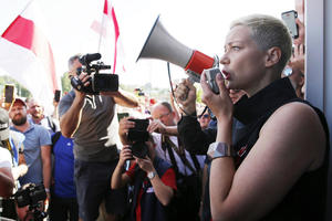 BELORUSKA DRŽAVNA TELEVIZIJA TVRDI: Liderka protesta Kolesnikova privedena pri pokušaju da pređe granicu sa Ukrajinom!