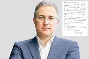 HVALA VAM, DRAGI RADOVANE: Ministar Stefanović seo i napisao dirljivo pismo vatrogascu (FOTO)