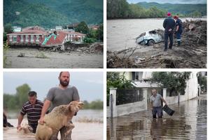 GRČKA OVO NE PAMTI: Uragan Janos ostavio sve pod VODOM! Pogledajte kako farmeri spasavaju zarobljene životinje! (VIDEO)