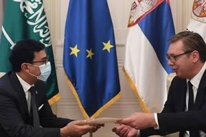 JOŠ JEDNA OPROŠTAJNA POSETA NA ANDRIĆEVOM VENCU: Vučić sa ambasadorom Kraljevine Saudijske Arabije