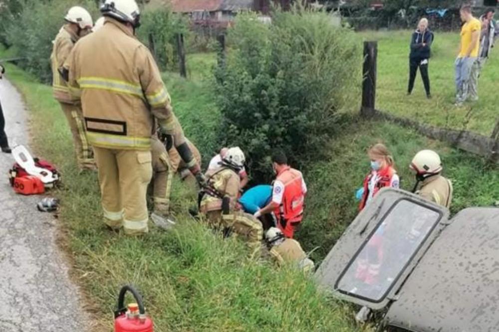 VOZ POKOSIO AUTOMOBIL KOD VARAŽDINA: Muškarac iz vozila preminuo u bolnici, vozač povređen