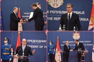 VUČIĆ DOČEKAO ALBERTA II: Potpisan sporazum o saradnji, Albert II odlikovan Ordenom! Vučić: Dve države ponosne na svoju istoriju