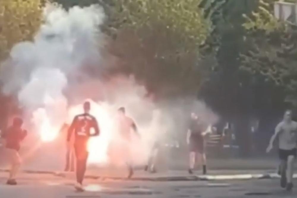 NEVIĐENI HAOS U HRVATSKOJ: Tukle se stotine navijača! Torcida se sukobila sa pristalicama Dinama i sa policijom! VIDEO