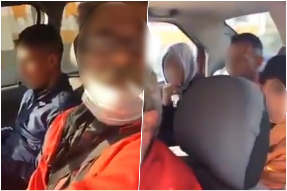 DOVOZIŠ NEPRIJATELJE U MOJ APATIN: Nepoznati muškarac brutalno zaustavio kolonu taksija sa migrantima i napravio haos (VIDEO)