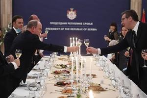 SVEČANO U PREDSEDNIŠTU SRBIJE: Predsednik Vučić priredio večeru za kneza Alberta II od Monaka (FOTO)