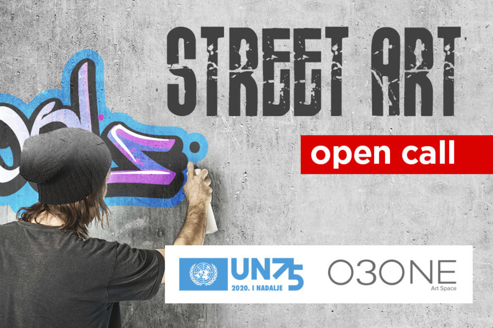 Ujedinjene nacije u Srbiji i galerija O3one objavljuju nagradni konkurs za muraliste i ulične umetnike povodom 75. godišnjice UN