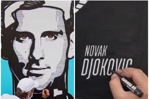 KAKVO IZNENAĐENJE ZA NOVAKA PRED VELIKO FINALE Osvanuo ogroman mural sa likom Srbina na zidinama Rolan Garosa! (VIDEO)