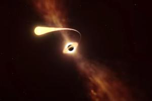 NESVAKIDAŠNJI PRIZOR U KOSMOSU: Crna rupa pokidala zvezdu, intenzivni bljesak u galaksiji udaljenoj 215 miliona svetlosnih godina
