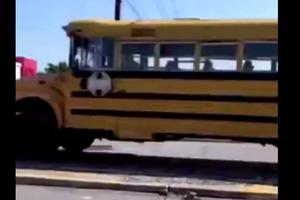 INCIDENT U LUJZIJANI: Dečak (11) ukrao školski autobus, bežao od policije, pa udario u drvo (VIDEO)