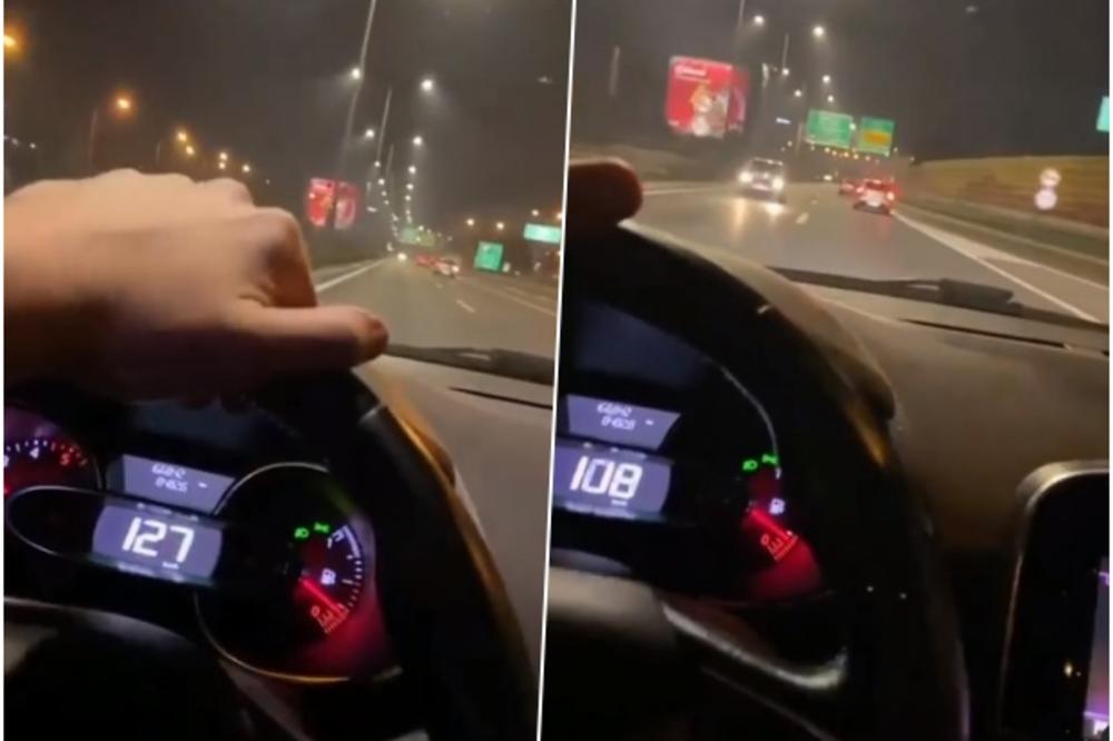 VIDEO KOJI ĆE VAS RAZBESNETI! Pukom srećom izbegnuta TRAGEDIJA u BG: Snimak zabeležio vozač automobila koji mu je išao u susret