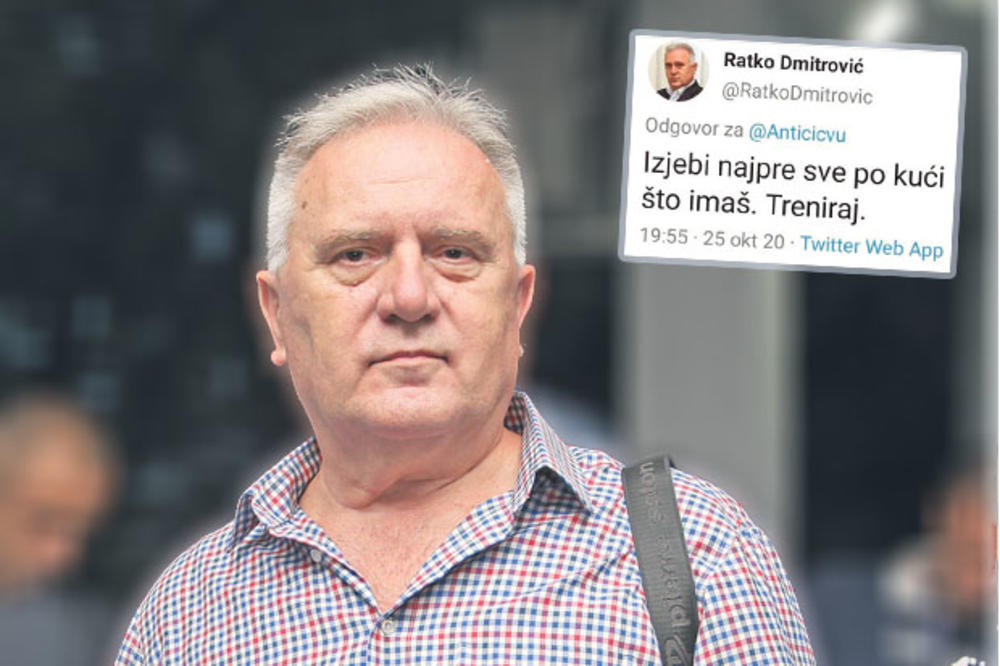 NOVI MINISTAR U FAJTU S TVITERAŠIMA, PALE I PSOVKE: Ratku Dmitroviću burno počinje mandat