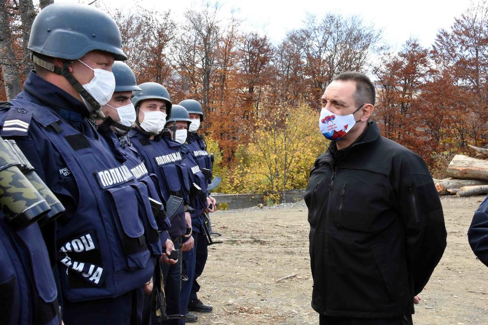 MINISTAR VULIN: Ugrožavanje bezbednosti pripadnika srpske policije u КZB nije prihvatljivo