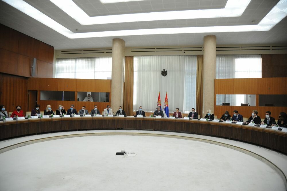 Vlada Srbije, sednica, ministri