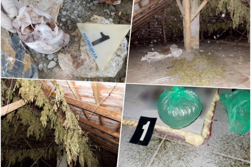 HAPŠENJE U OBRENOVCU I NOVOM SADU: U 2 odvojene akcije zaplenjeno 25 kg droge! Osumnjičeni odbacio kesu sa heroinom (FOTO)