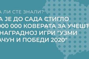 KOGA LI ĆE SREĆA DA POGLEDA: Više od MILION KOVERATA stiglo za nagradnu igru s fiskalnim računima! Prvo izvlačenje na Aranđelovdan