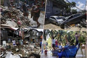 ARMAGEDON NA FILIPINIMA: Tajfun Vamko ostavio pustoš, među žrtvama i deca, naslage blata otežavaju spasavanje (VIDEO, FOTO)