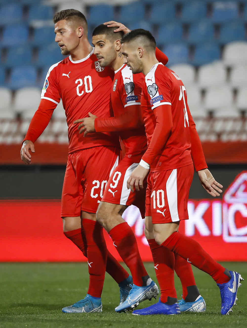 Sergej Milinković-Savić, Dušan Tadić, Aleksandar Mitrović