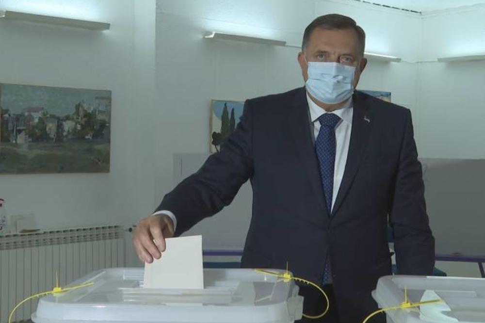 DODIK GLASAO U BANJALUCI: Izborima se daje demokratska snaga Republici Srpskoj!