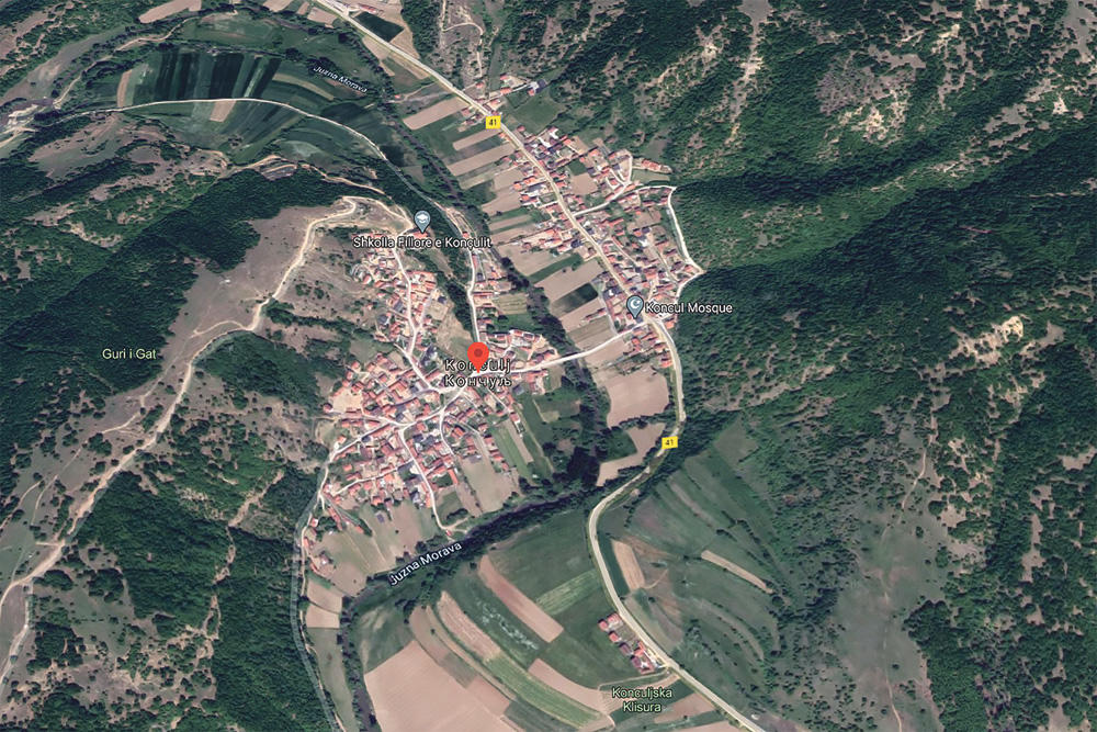 Na ovom mestu je pronađen arsenal Selo Končulj u blizini Bujanovca