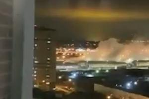 BEZ ŽRTAVA U MOSKOVSKOJ KOVID BOLNICI: Panika je nastala zbog oblaka dima iznad Komunarke, pukla cev sa kiseonikom (VIDEO)