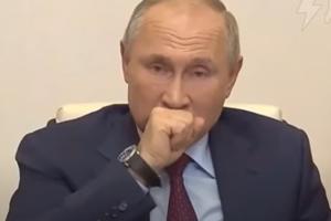 PUTIN IMAO NAPAD KAŠLJA: Jedva se izborio tokom sastanka, morao i Kremlj da se oglasi (VIDEO)