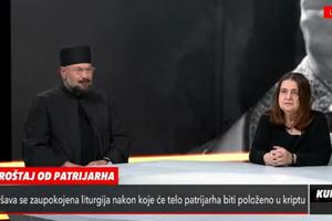 KURIR TELEVIZIJA OPROŠTAJ OD PATRIJARHA Habjanović Đurović: Ispunio je želju MAJKE BOŽIJE i stalno ponavljao DOGODINE U PRIZRENU